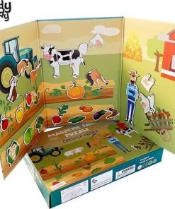 Boerderij Puzzel Magnetibook - Magneet Boek Boerderij - Plakboek Dieren En Boerderij Montessori - Boerderij Speelgoed - WoodyDoody -leerzame-spellen Verkoopwinkel 550x524 4