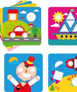 Kumtoys Montessori Speelgoed - Knutselen Meisjes - Knutselen Jongens - Knutsel Set - Spelletjes Voor Kinderen - Ik Leer Vormen - Ontdek De Vorm - Black Friday 2022 -leerzame-spellen Verkoopwinkel 550x526 3