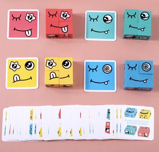 Hoekstar Games Puzzel Blokjes - Emoji Puzzelspel - Speelgoed Vanaf 3 Jaar - Kaartspellen Voor Volwassenen En Kinderen - Speelkaarten 12 Hoekstar Games Puzzel Blokjes - Emoji Puzzelspel - Speelgoed Vanaf 3 Jaar - Kaartspellen Voor Volwassenen En Kinderen - Speelkaarten - Afbeelding 10