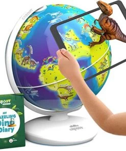 Orboot Dinos - AR Globe - By PlayShifu (met App): Interactief, Educatief, Augmented Reality Wereldbol - STEM Speelgoed Voor Kinderen Van 4 - 10 Jaar - In Het Nederlands