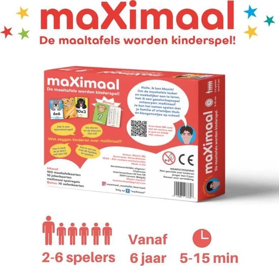 Maximal MaXimaal Maaltafels Keersommen - Educatief Speelgoed - Rekenen, Tafels En Delen Wordt Kinderspel 17 Maximal MaXimaal Maaltafels Keersommen - Educatief Speelgoed - Rekenen, Tafels En Delen Wordt Kinderspel - Afbeelding 15