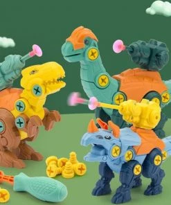 Merkloos Montage Set Van 3 Dinosaurus Met Pistool, Pijltjes, Schroeven En Schroevendraaier | Leren Bouwen | STEM Speelgoed | Educatief Montessori 26 Merkloos Montage Set Van 3 Dinosaurus Met Pistool, Pijltjes, Schroeven En Schroevendraaier | Leren Bouwen | STEM Speelgoed | Educatief Montessori -leerzame-spellen Verkoopwinkel 550x528 13