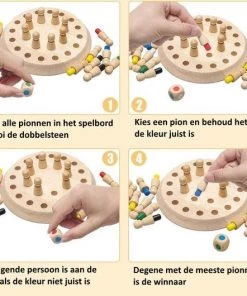 Memory Spelletjes 4 Jaar - Memory Chess Memory Schaakspel Bordspel Kinderen 3 Jaar Houten Puzzel - Montessori Speelgoed - Educatief Speelgoed 4 Jaar ? Houten Speelgoed - Kinderspeelgoed - WoodyDoody -leerzame-spellen Verkoopwinkel 550x530 3