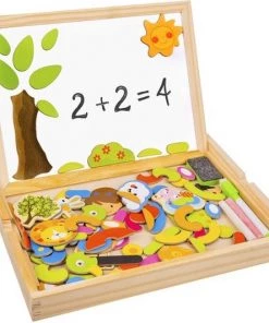 Sensori Belgium Sensori? Educatief Speelgoed - Multifunctionele Kleurrijke Educatieve Magnetische Puzzel - Schrijfbord - Houten Stukjes -leerzame-spellen Verkoopwinkel 550x532 13