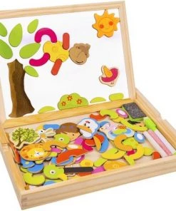 Sensori Belgium Sensori? Educatief Speelgoed - Multifunctionele Kleurrijke Educatieve Magnetische Puzzel - Schrijfbord - Houten Stukjes -leerzame-spellen Verkoopwinkel 550x533 12
