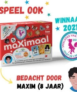 Maximal MaXimaal Deeltafels Deelsommen - Educatief Speelgoed - Rekenen, Tafels En Delen Wordt Kinderspel -leerzame-spellen Verkoopwinkel 550x534 1