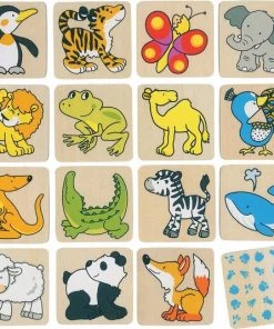 Goki Geheugenspel Wilde Dieren 32 Delig