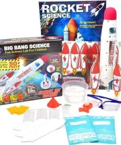 Brimley? Raket Experimenteerdoos - Wetenschapsdoos - DIY Wetenschap Set - STEM Speelgoed