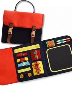 Zain & Zaki Verbeter De Motoriek Van Je Kind - Activiteitenbord - Motoriek Speelgoed Map - Busy Board - Voor Thuis En Onderweg - Montessori Speelgoed - Educatief - 14 Activiteiten