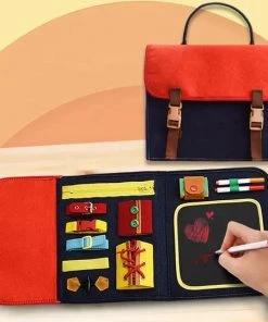 Zain & Zaki Verbeter De Motoriek Van Je Kind - Activiteitenbord - Motoriek Speelgoed Map - Busy Board - Voor Thuis En Onderweg - Montessori Speelgoed - Educatief - 14 Activiteiten -leerzame-spellen Verkoopwinkel 550x539 11