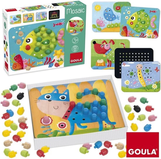 Goula Mozaïek - Creatief Kinderspel 4 Goula Mozaïek - Creatief Kinderspel - Afbeelding 2