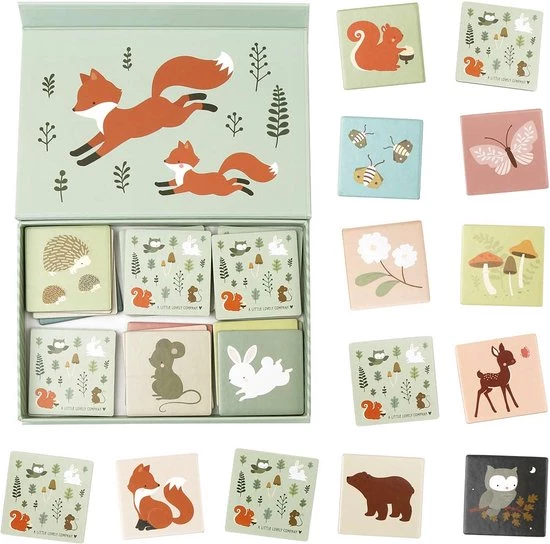 Memory Spel: Bosvriendjes - A Little Lovely Company 5 Memory Spel: Bosvriendjes - A Little Lovely Company - Afbeelding 3