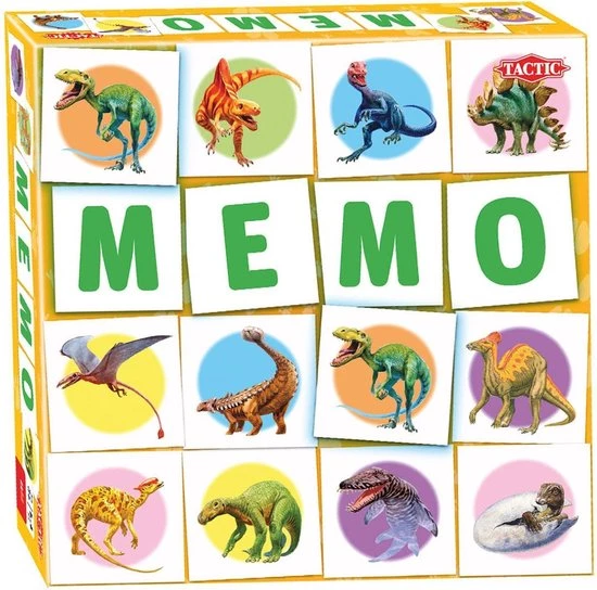 Tactic Memory Dino Memo 22 X 22 Cm Karton 54-delig 10 Tactic Memory Dino Memo 22 X 22 Cm Karton 54-delig - Afbeelding 8