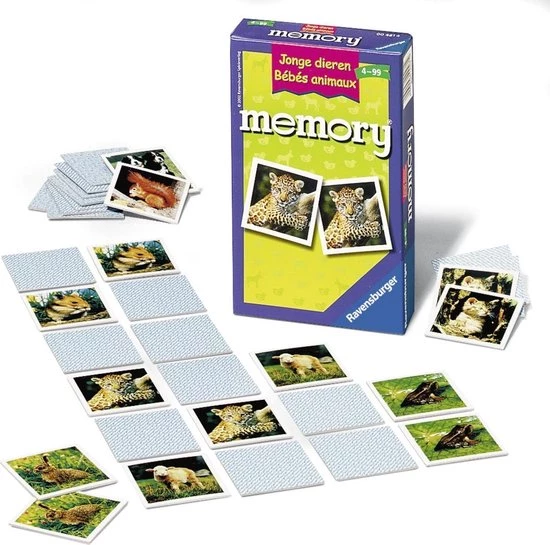 Ravensburger Jonge Dieren Memory® 4 Ravensburger Jonge Dieren Memory® - Afbeelding 2
