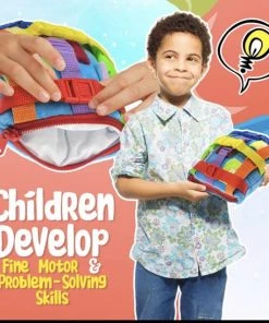 Bon Vibez - Kinderspeelkussen - Montessori - Leer Speelgoed Voor Peuters - Onderweg - Dinosaurus - Sensorische Speelgoed - Kinderspeelgoed - Fijne Motoriek - Goed Voor De Ontwikkeling. - Speel Kussen - -leerzame-spellen Verkoopwinkel 550x547 10