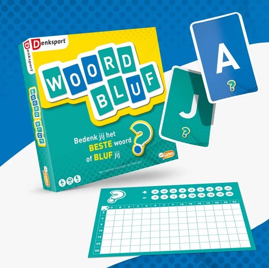 Just Games Taalspel Woordbluf (nl) 4 Just Games Taalspel Woordbluf (nl) - Afbeelding 2