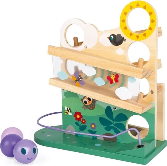 Janod - Rups Ballenbaan 6 Janod - Rups Ballenbaan - Afbeelding 4