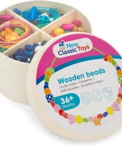 New Classic Toys - Houten Kralen In Box -260 Gr. 17 New Classic Toys - Houten Kralen In Box -260 Gr. -leerzame-spellen Verkoopwinkel 550x548 9