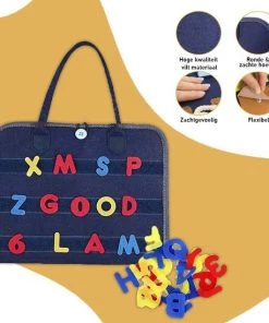 EverGoods Montessori Speelgoed - Busy Board - Montessori - Activiteitenbord - Motoriek Speelgoed - Kinderspeelgoed - Inclusief Letters/Getallen - Sensorisch Speelgoed -leerzame-spellen Verkoopwinkel 550x549 10