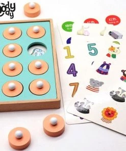 Memory Spelletjes 4 Jaar Memory Chess Memory Schaakspel Puzzel Kinderen 3 Jaar Houten Puzzel Jonge Kinderen Educatief Speelgoed 4 Jaar – WoodyDoody