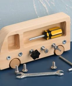 Merkloos Technisch Speelgoed - Educatief - Montessori - Houten Speelgoed - Duurzaam Speelgoed - Techniek Kinderen - Motoriek - Montessori - Blijderij -leerzame-spellen Verkoopwinkel 550x549 22