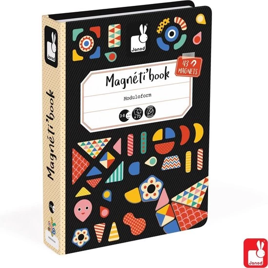 Janod Magneetboek Moduloform 73st 3-8jr 13 Janod Magneetboek Moduloform 73st 3-8jr - Afbeelding 11