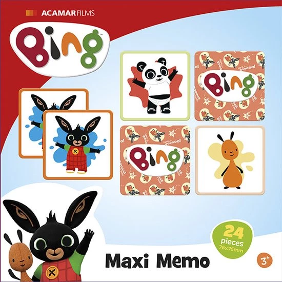 Bambolino Toys - Bing Maxi Memo - Memory Spel Met Extra Grote Kaarten - Educatief Speelgoed - Geheugenspel 15 Bambolino Toys - Bing Maxi Memo - Memory Spel Met Extra Grote Kaarten - Educatief Speelgoed - Geheugenspel - Afbeelding 13