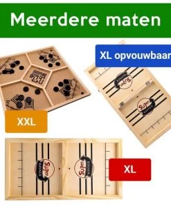 Must-Have For Kids Slingpuck Game - Super Winner - Hockeyshots - Slingshot - Speelgoed Jongens & Meisjes - Sinterklaas Cadeautjes - Sint - Kerst - Hout - Sling Puck - Bordspel - Sjoelbattle - Drankspel - Tafelhockey - Snel Sjoelen - Drinking Game - Super Winner -leerzame-spellen Verkoopwinkel 550x550 145
