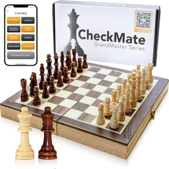 CheckMate? XL GrandMaster Series ? Gratis Ebook ? Schaakspel ? Schaakbord Met Staunton Schaakstukken ? Magnetisch ? Schaakspellen ? Schaakspel Volwassenen Hout ? Schaakborden ? Schaakborden Volwassenen ? Schaakset ? Schaken ? Schaak ? Chess Set 3 CheckMate? XL GrandMaster Series ? Gratis Ebook ? Schaakspel ? Schaakbord Met Staunton Schaakstukken ? Magnetisch ? Schaakspellen ? Schaakspel Volwassenen Hout ? Schaakborden ? Schaakborden Volwassenen ? Schaakset ? Schaken ? Schaak ? Chess Set