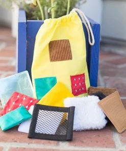 WoodyDoody Montessori Sensorisch Speelgoed Zak Met Dubbele Aanraak Perceptie Tegeltjes - Sensory Play - Sensopatisch Speelgoed - Hoogwaardig Aanraakgevoelige Stoffen - Zintuiglijk Spel - Houten Speelgoed -leerzame-spellen Verkoopwinkel 550x550 309