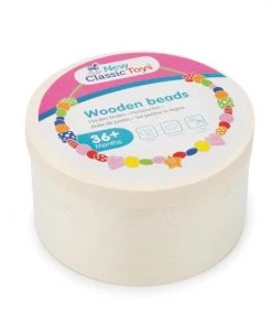 New Classic Toys - Houten Kralen In Box -260 Gr. 20 New Classic Toys - Houten Kralen In Box -260 Gr. -leerzame-spellen Verkoopwinkel 550x550 330