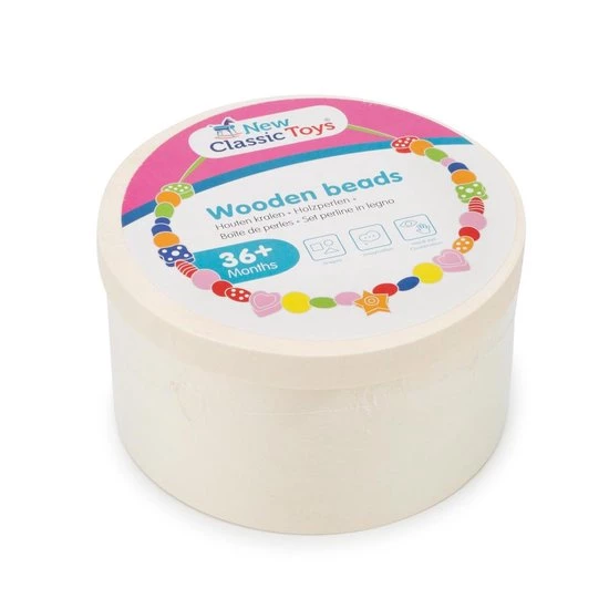 New Classic Toys - Houten Kralen In Box -260 Gr. 11 New Classic Toys - Houten Kralen In Box -260 Gr. - Afbeelding 9