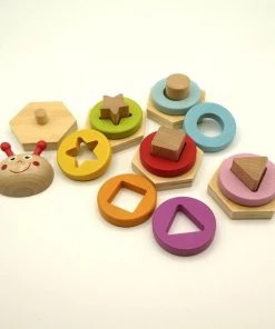 Merkloos Rups Puzzel – Vormenpuzzels - Vormenstoof - Stapeltoren - Puzzels - Montessori - Houten Speelgoed - Educatief Speelgoed - Kleurrijk - Puzzel - Kinderspeelgoed - Geometrisch - Klassiek Speelgoed - Uitdagend - Oog-hand Coördinatie -leerzame-spellen Verkoopwinkel 550x550 358