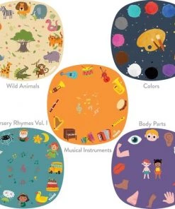 TIMIO Disk Set # 1: 5 Disks - Leer Kleuren, Wilde Dieren, Muziekinstrumenten, Kinderliedjes Vol. 1, Lichaamsdelen- In 8 Talen - Vanaf 2 Jaar ? Educatief Speelgoed 10 TIMIO Disk Set # 1: 5 Disks - Leer Kleuren, Wilde Dieren, Muziekinstrumenten, Kinderliedjes Vol. 1, Lichaamsdelen- In 8 Talen - Vanaf 2 Jaar ? Educatief Speelgoed -leerzame-spellen Verkoopwinkel 550x550 377