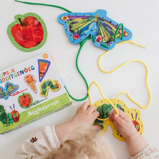Bambolino Toys - Rupsje Nooitgenoeg Rijgkaarten - Educatief Speelgoed 9 Bambolino Toys - Rupsje Nooitgenoeg Rijgkaarten - Educatief Speelgoed - Afbeelding 7