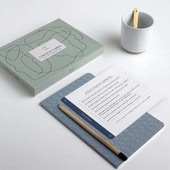 Check-in Cards - Het Echte Gesprek Met Jezelf - Kaartenset - Carddeck 5 Check-in Cards - Het Echte Gesprek Met Jezelf - Kaartenset - Carddeck - Afbeelding 3