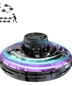 Wantohave FlyNova Vliegende Spinner - LED - Zwart