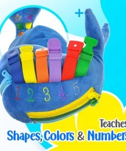 Bon Vibez Montessori Speelgoed - Walvis Kussen - Kinderspeelgoed - Sensorisch Speelgoed - Motoriek Speelgoed - Goed Voor De Ontwikkeling -leerzame-spellen Verkoopwinkel 550x550 515