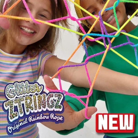 Basic ZTRINGZ Regenboog Touw Glitter - Vingertouw 8 Basic ZTRINGZ Regenboog Touw Glitter - Vingertouw - Afbeelding 6