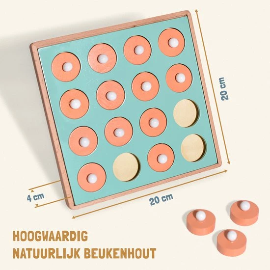 WoodyDoody Memory Spelletjes 4 Jaar Memory Chess COMBI SET Met EXTRA Set Memory Kaarten - 12 Kaarten 24 Zijdes Totaal 5 WoodyDoody Memory Spelletjes 4 Jaar Memory Chess COMBI SET Met EXTRA Set Memory Kaarten - 12 Kaarten 24 Zijdes Totaal - Afbeelding 3