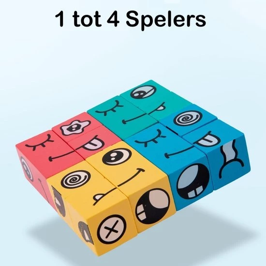 Hoekstar Games Puzzel Blokjes - Emoji Puzzelspel - Speelgoed Vanaf 3 Jaar - Kaartspellen Voor Volwassenen En Kinderen - Speelkaarten 11 Hoekstar Games Puzzel Blokjes - Emoji Puzzelspel - Speelgoed Vanaf 3 Jaar - Kaartspellen Voor Volwassenen En Kinderen - Speelkaarten - Afbeelding 9