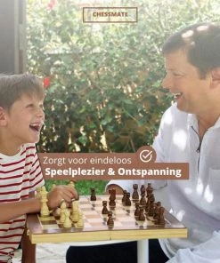 Qproducts Chessmate ? Inclusief Ebook ? Magnetisch Schaakspel ? Schaakbord ? Schaakbord Met Schaakstukken ? Schaakset ? Schaakspellen ? Schaakspel Hout Volwassenen ? Schaakborden Kinderen -leerzame-spellen Verkoopwinkel 550x550 579
