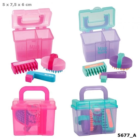 Depesche Miss Melody Paarden Gummetjes - 1 Setje - Voor Paardenliefhebbers - Inclusief Doosje 4 Depesche Miss Melody Paarden Gummetjes - 1 Setje - Voor Paardenliefhebbers - Inclusief Doosje - Afbeelding 2