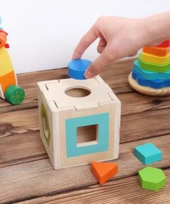 ACool Toy 3-in-1 Montessori Speelgoed Box Giraffe - Sensorisch - Baby Speelgoed - Telraam - Vormenstoof - 1 Tot 4 Jaar -leerzame-spellen Verkoopwinkel 550x550 606