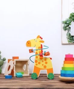 ACool Toy 3-in-1 Montessori Speelgoed Box Giraffe - Sensorisch - Baby Speelgoed - Telraam - Vormenstoof - 1 Tot 4 Jaar -leerzame-spellen Verkoopwinkel 550x550 607