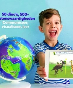 Orboot Dinos - AR Globe - By PlayShifu (met App): Interactief, Educatief, Augmented Reality Wereldbol - STEM Speelgoed Voor Kinderen Van 4 - 10 Jaar - In Het Nederlands -leerzame-spellen Verkoopwinkel 550x550 615