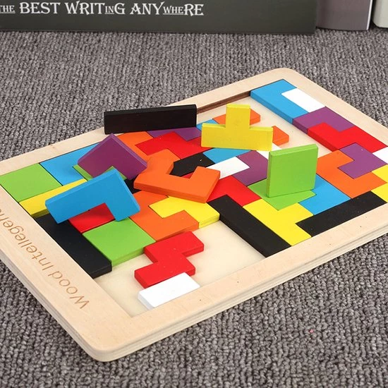 Hoekstar Games Puzzelkubus - Houten Tetris Puzzel - Speelgoed Vanaf 3 Jaar 8 Hoekstar Games Puzzelkubus - Houten Tetris Puzzel - Speelgoed Vanaf 3 Jaar - Afbeelding 6
