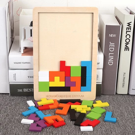 Hoekstar Games Puzzelkubus - Houten Tetris Puzzel - Speelgoed Vanaf 3 Jaar 10 Hoekstar Games Puzzelkubus - Houten Tetris Puzzel - Speelgoed Vanaf 3 Jaar - Afbeelding 8