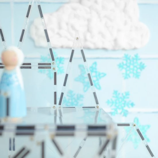 Connetix Tiles Connetix - Starter Clear Pack 34 Stuks - Magnetisch Constructiespeelgoed 4 Connetix Tiles Connetix - Starter Clear Pack 34 Stuks - Magnetisch Constructiespeelgoed - Afbeelding 2