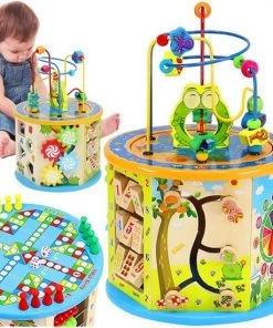 Steddy Activiteiten Kubus XL Met Kralenspiraal En Vormenstoof - Hout - Multikleur 16 Steddy Activiteiten Kubus XL Met Kralenspiraal En Vormenstoof - Hout - Multikleur -leerzame-spellen Verkoopwinkel 550x550 679